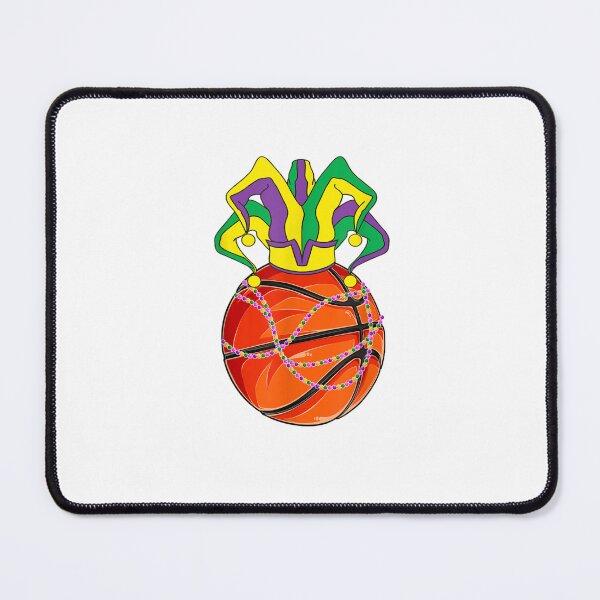 Item preview, Mardi Gras Basketball Jester Funny Carnival Party Sports designed and sold by Beanimilki.