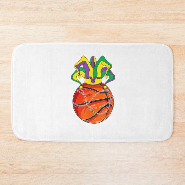Item preview, Mardi Gras Basketball Jester Funny Carnival Party Sports designed and sold by Beanimilki.