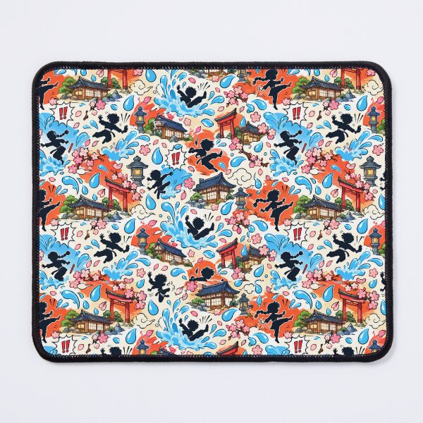 Item preview, Splash Curse Doodles Seamless Anime Pattern designed and sold by Fanverse Merchandise.