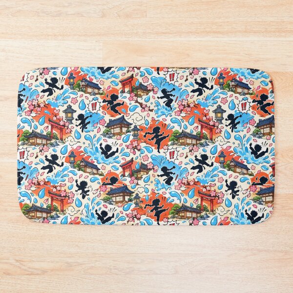 Item preview, Splash Curse Doodles Seamless Anime Pattern designed and sold by Fanverse Merchandise.