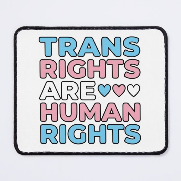Item preview, Trans Rights Are Human Rights Pastel Transgender Pride Flag Retro Bubble Letters Ally Typography designed and sold by raedattia.