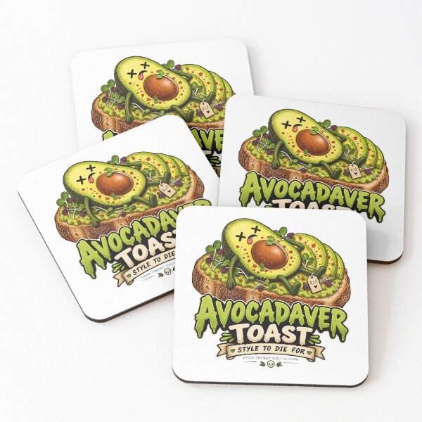 Item preview, ⚡Dead Trendy Collection⚡- Avocadaver Toast designed and sold by WheelieGdArt.