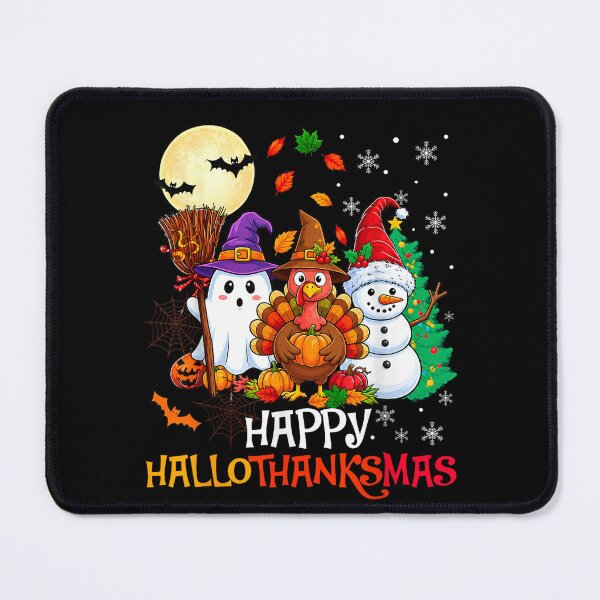 Item preview, Happy Halloween Thanksgiving Christmas HalloThanksMas designed and sold by HuserPiri.