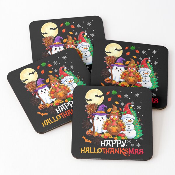 Item preview, Happy Halloween Thanksgiving Christmas HalloThanksMas designed and sold by HuserPiri.