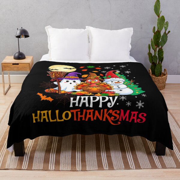 Item preview, Happy Halloween Thanksgiving Christmas HalloThanksMas designed and sold by HuserPiri.