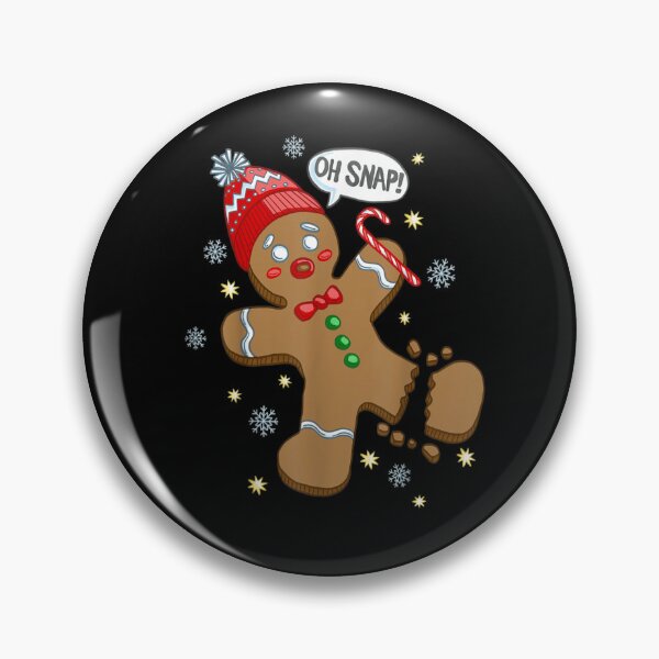 Item preview, Funny Gingerbread Man Christmas Oh Snap Holiday Baking designed and sold by Beanimilki.
