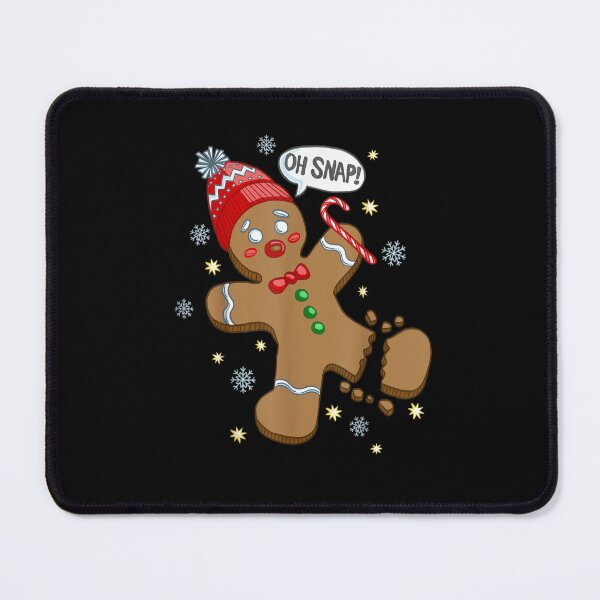 Item preview, Funny Gingerbread Man Christmas Oh Snap Holiday Baking designed and sold by Beanimilki.