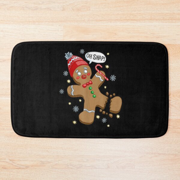 Item preview, Funny Gingerbread Man Christmas Oh Snap Holiday Baking designed and sold by Beanimilki.