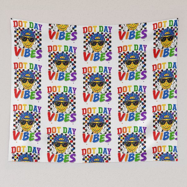 Item preview, Dot Day Vibes Make Your Mark Retro Smiley Face Teacher Student designed and sold by wayne-hanz.