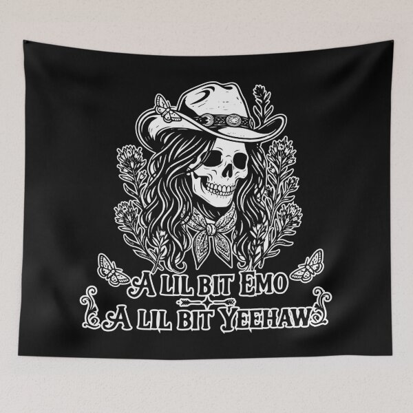 Item preview, A Lil Bit Emo A Lil Bit Yeehaw designed and sold by Colorfulman.