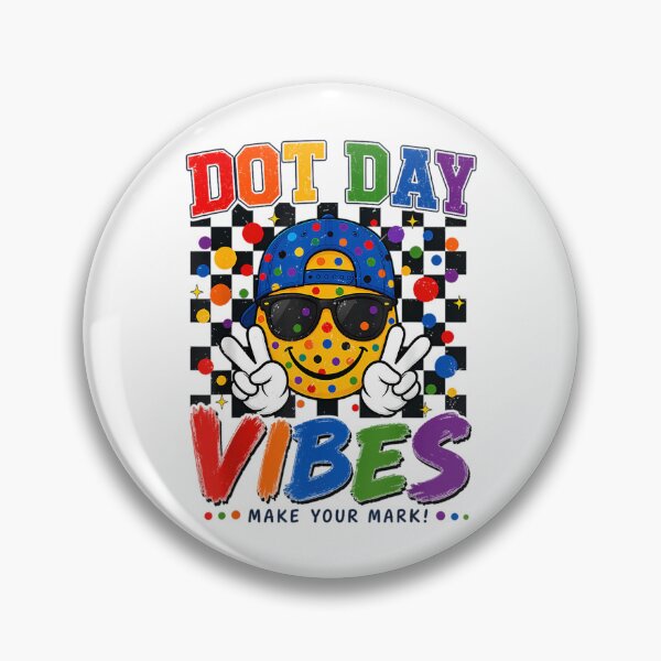 Item preview, Dot Day Vibes Smile Face Colorful Polka Dot designed and sold by wayne-hanz.