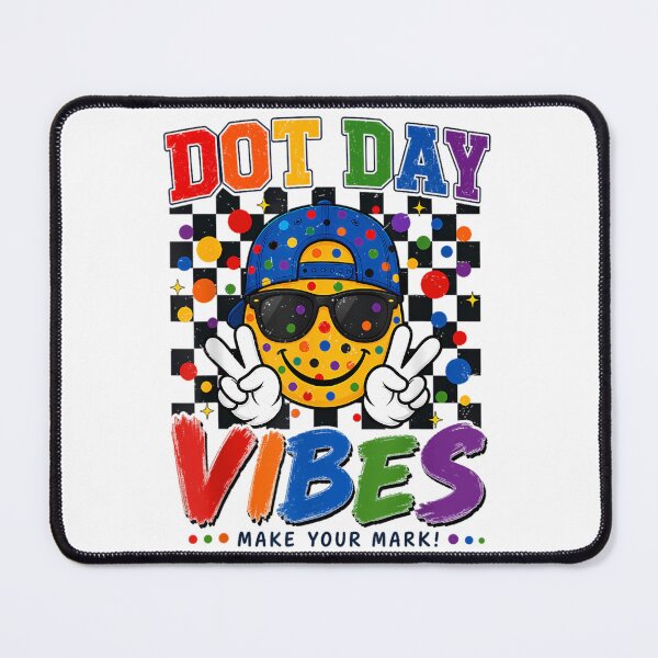 Item preview, Dot Day Vibes Smile Face Colorful Polka Dot designed and sold by wayne-hanz.