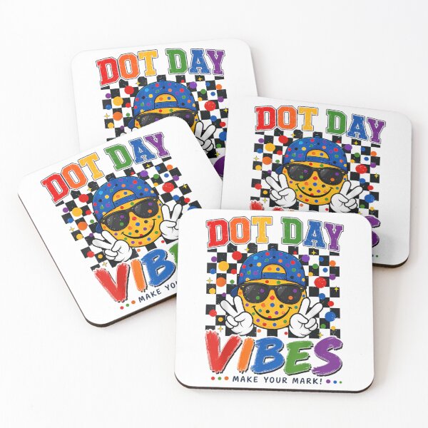Item preview, Dot Day Vibes Smile Face Colorful Polka Dot designed and sold by wayne-hanz.