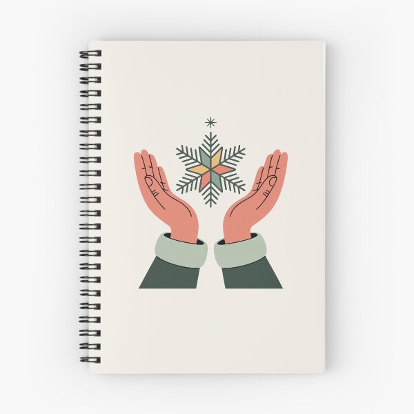 Item preview, Mindful Hands Holding a Winter Snowflake designed and sold by TrendMorphic.
