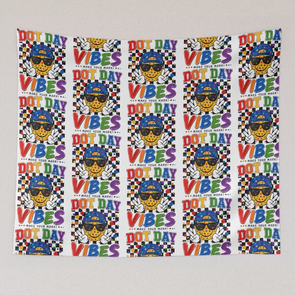 Item preview, Dot Day Vibes Smile Face Colorful Polka Dot designed and sold by wayne-hanz.