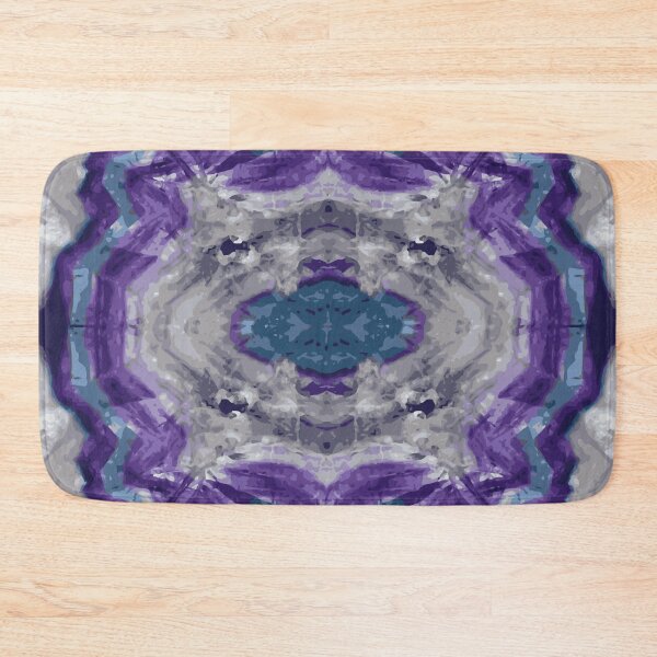 Item preview, FLUORITE AZURITE BARITE Mineral Kaleidoscope Pattern designed and sold by ArtDesignTp.