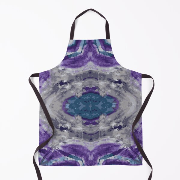Item preview, FLUORITE AZURITE BARITE Mineral Kaleidoscope Pattern designed and sold by ArtDesignTp.