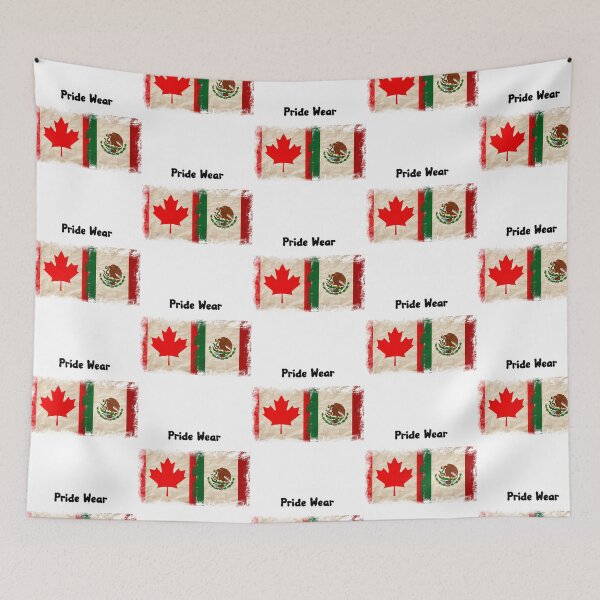Item preview, Canada Flag And Mexican Flag Pride Wear Design designed and sold by tyahj-cardwell.