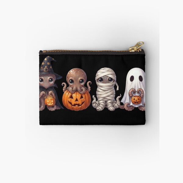 Item preview, Cute Halloween Octopus Witch – Spooky Pumpkin Moon designed and sold by Anime  ⭐⭐⭐⭐⭐.