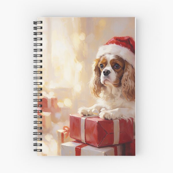 Aperçu de l'œuvre Cadeau de Noël Cavalier King Charles | Motif Cavalier festif créée et vendue par cr6zym1nd.