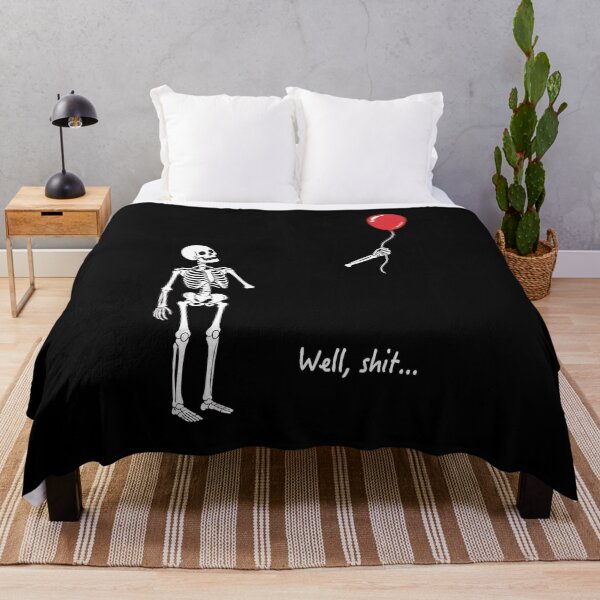 Item preview, Funny Skeleton Lost Balloon Halloween Shirt, Well Shit Skeleton Shirt, Skeleton Lost Balloon Tee, Halloween Tee, Gothic Sarcastic Gift designed and sold by Dmo3HarkoArt.