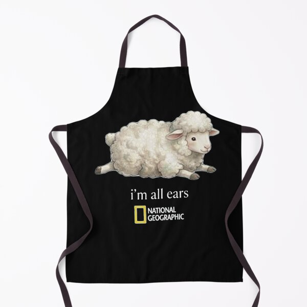 Item preview, National Geographic Sheep I'm All Ears Wildlife Graphic T-Shirt Nature Tee designed and sold by VelourEmber.