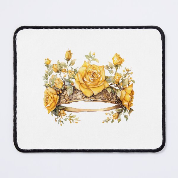 Item preview, Golden Rose Crown | Elegant Floral Aesthetic Art designed and sold by Mandayartstudio.