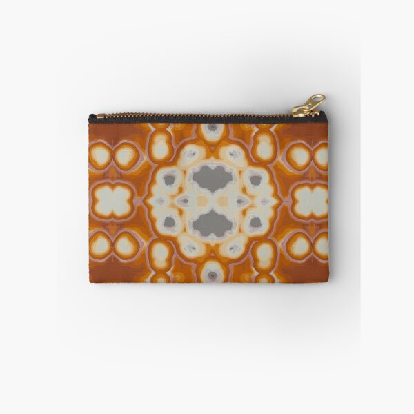 Item preview, AGATE Orange and White Kaleidoscope Pattern designed and sold by ArtDesignTp.