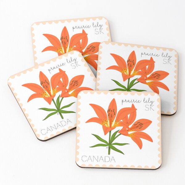 Item preview, Prairie Lily of Saskatchewan Stamp designed and sold by spontaneousing.