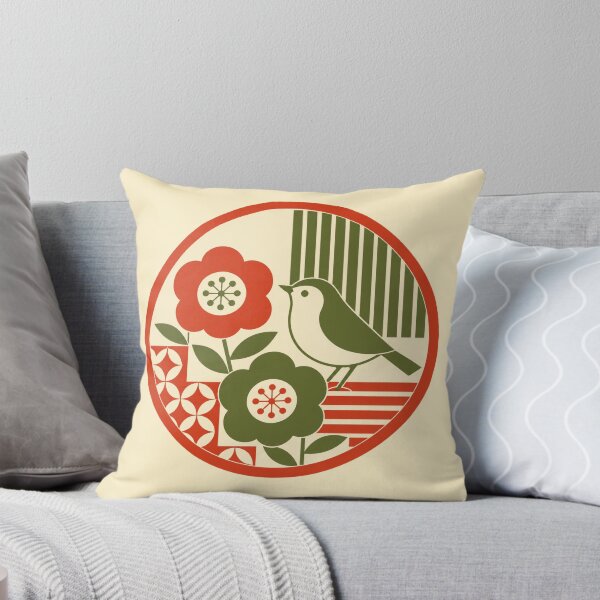 Item preview, Retro Garden – Geometric Bird designed and sold by mellow-koko.