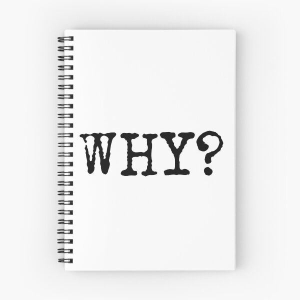 Aperçu de l'œuvre POURQUOI ? Typographie amusante avec points d'interrogation créée et vendue par Aimz Does Stuff.