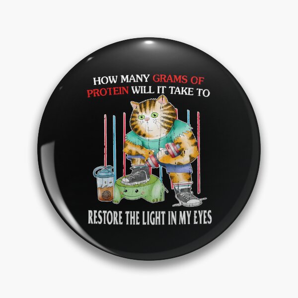 Item preview, How Many Grams Of Protein Will It Take To Restore The Light In My Eyes designed and sold by caruku666.