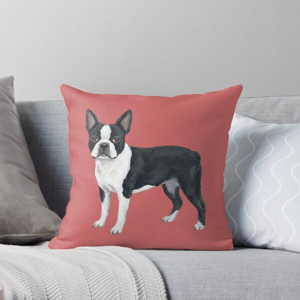 Item preview, The American Gentleman: Vintage Boston Terrier Canine Fine Art Print designed and sold by FreiherrPK.