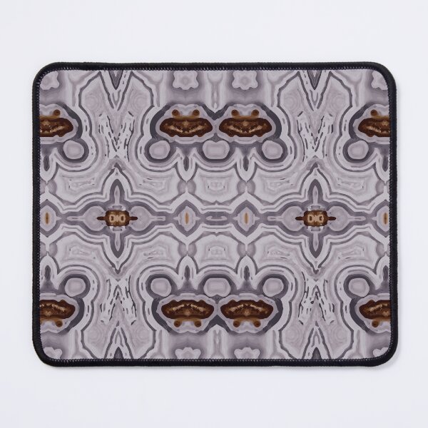 Item preview, AGATE Gray Lavender Mirrored Pattern designed and sold by ArtDesignTp.