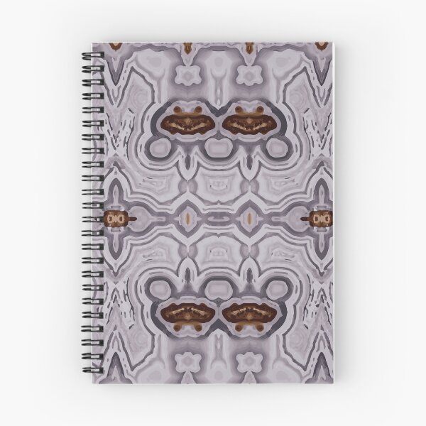 Item preview, AGATE Gray Lavender Mirrored Pattern designed and sold by ArtDesignTp.