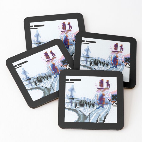 Item preview, OK COMPUTER ALBUM RADIOHEAD PIXEL ART designed and sold by VictoriaGulgows.