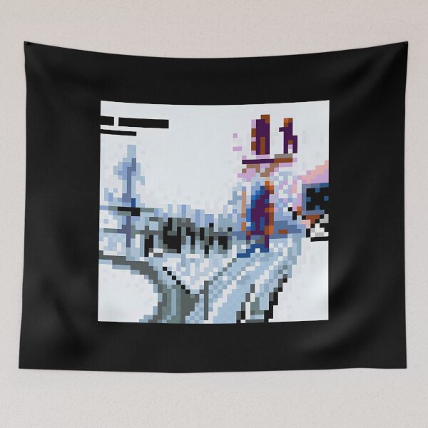 Item preview, OK COMPUTER ALBUM RADIOHEAD PIXEL ART designed and sold by VictoriaGulgows.