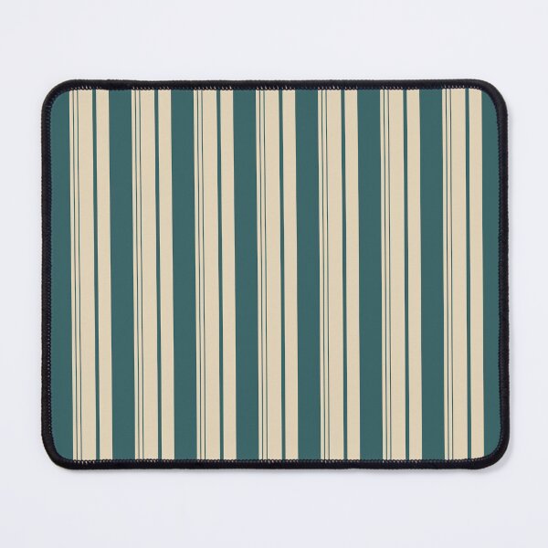 Item preview, Petrol Blue and Sand Asymmetric Stripes designed and sold by AKAYOLO.