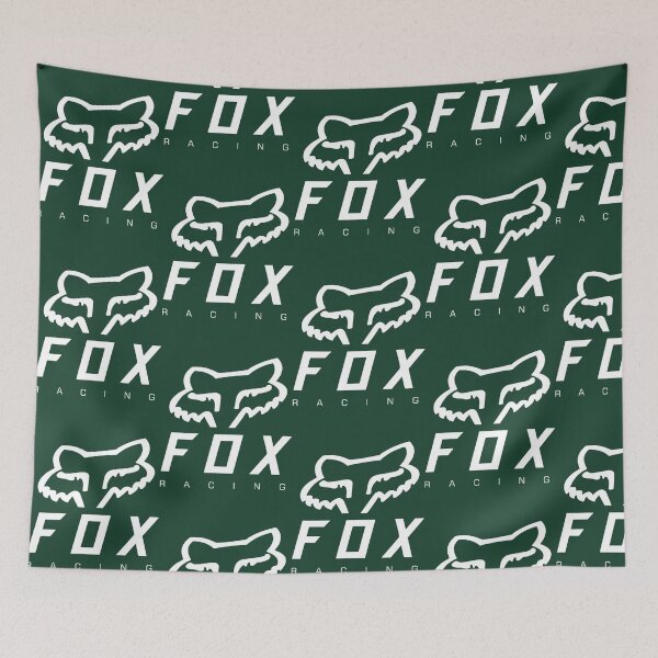 Item preview, white fox racing logo designed and sold by OfGivingArt.
