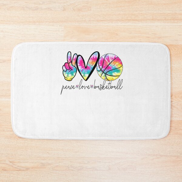 Item preview, Peace Love Basketball Tie Dye Colorful Retro Sports designed and sold by Beanimilki.
