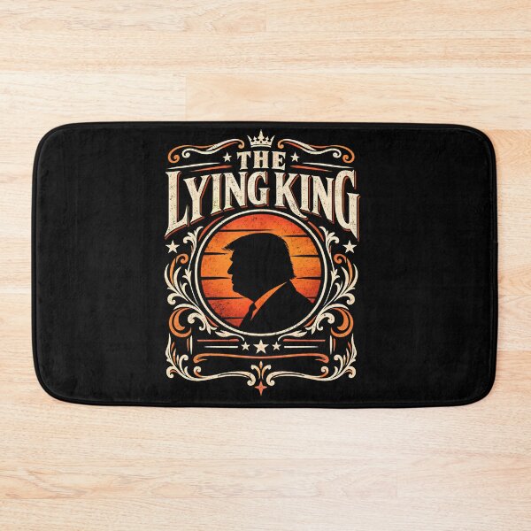 Item preview, The Lying King  Anti-Trump Shirt, Parody Anti MAGA Apparel/No Kings Shirt/No Dictators/Protect Democracy/Liberal Attire/Protest designed and sold by THREE LITTLE BEANS.