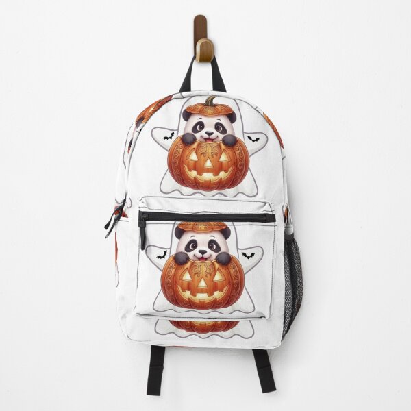 Item preview, Cute Spooky Panda in Pumpkin Halloween Costume Sticker designed and sold by EnginerdStudio.