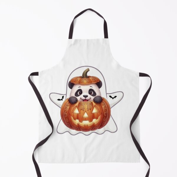 Item preview, Cute Spooky Panda in Pumpkin Halloween Costume Sticker designed and sold by EnginerdStudio.