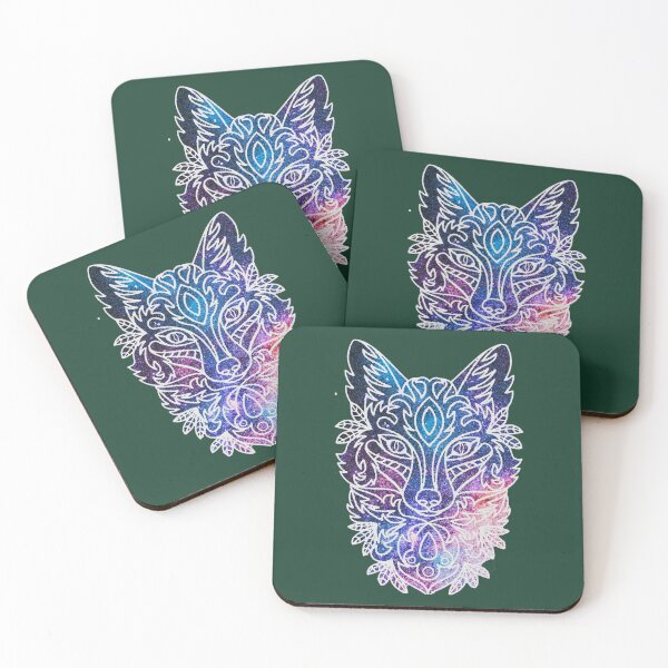 Aperçu de l'œuvre Fond nocturne mystique avec un renard créée et vendue par OfGivingArt.