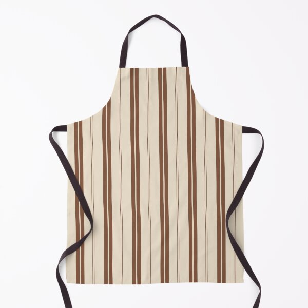 Item preview, Tobacco Brown and Cream Double Stripes designed and sold by AKAYOLO.