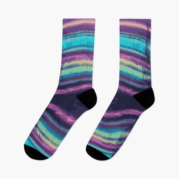 Item preview, Fluorite Wavy Abstract Stripe Pattern designed and sold by ArtDesignTp.