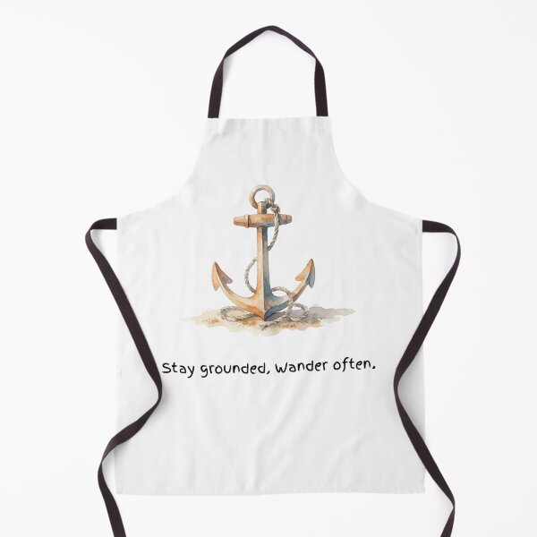 Item preview, Stay Grounded Wander Often Watercolour Anchor designed and sold by made by Golightly x.