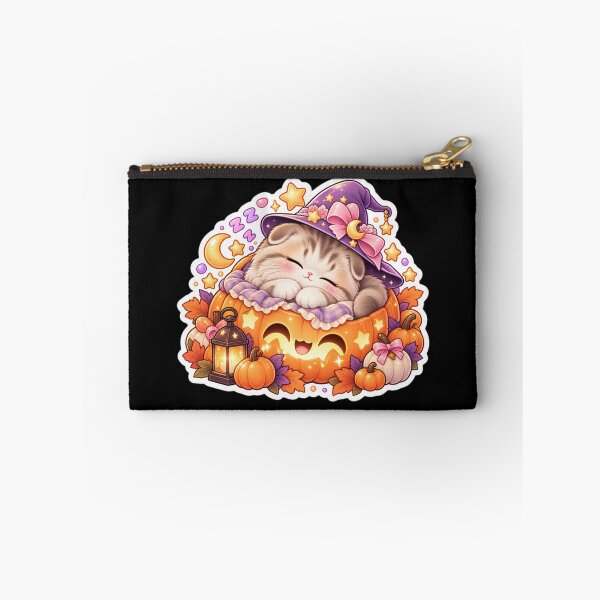Item preview, Kawaii Scottish Fold Witch Cat designed and sold by Christiana-Art.