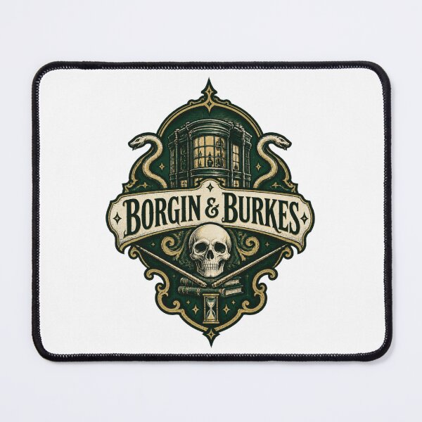 Item preview, Borgin and Burkes Inspired Dark Magic Shop Illustration designed and sold by Tee-D.