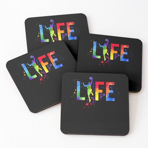 Item preview, Colorful Life Sports Watercolor Athlete Rainbow Fitness Motivation designed and sold by Beanimilki.